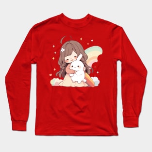 girl rabbit Long Sleeve T-Shirt